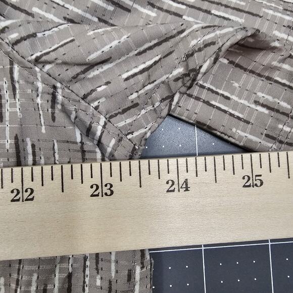 511 Tactical Shirt Large Geometric Camouflage Covert Button Concealed Carry Leo - Picture 11 of 12